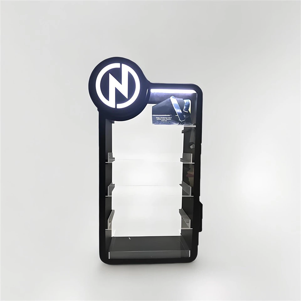 OEM Customized Acrylic LED E-cigarette Display Case